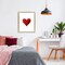 Stupell Industries Cluster of Hearts Shape Floating Frame, design by Christine Simpson Art